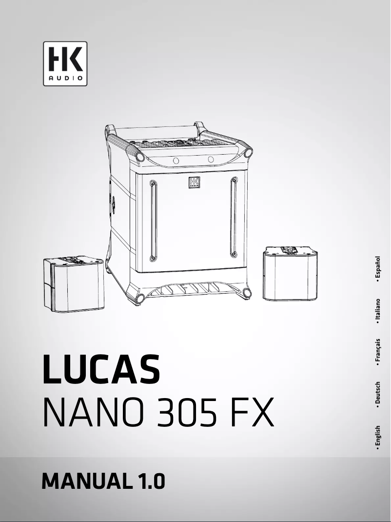 Image de la première page du manuel de l'appareil Lucas Nano 305 FX