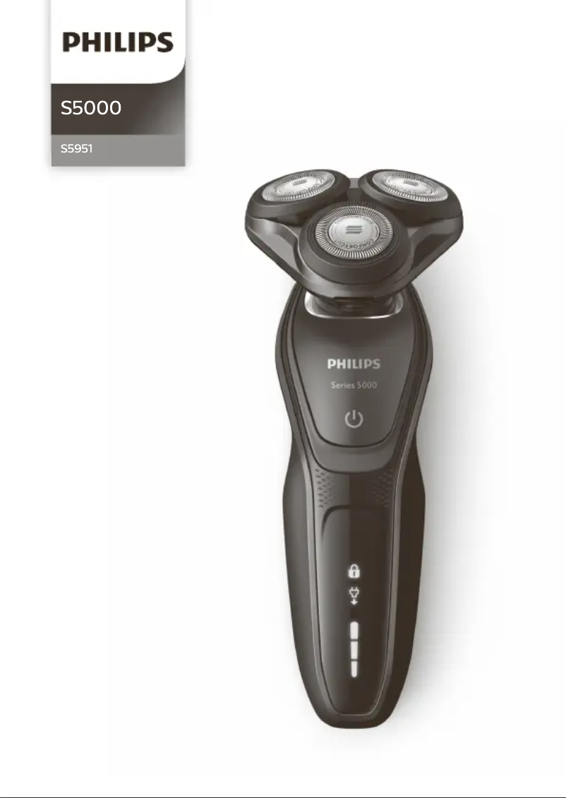 Page 1 de la notice Manuel utilisateur Philips 5000 series S5951