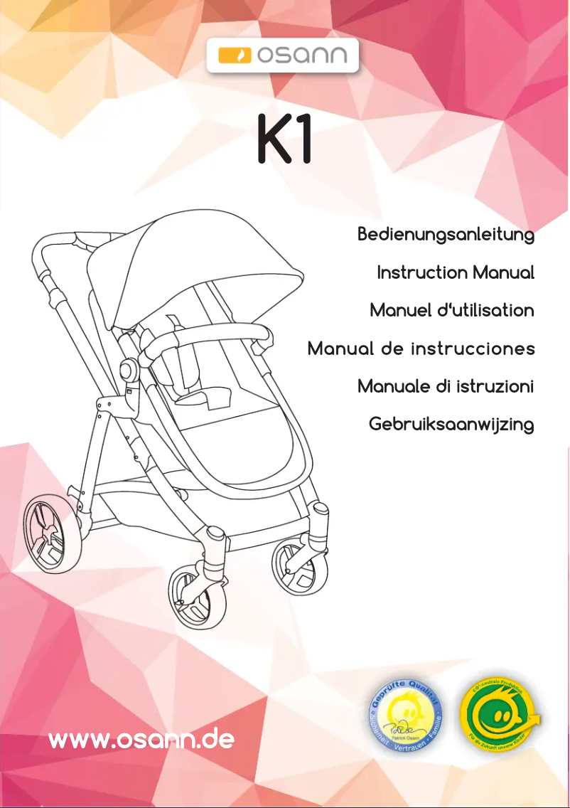 Page n°1 - Manuel utilisateur Osann K1