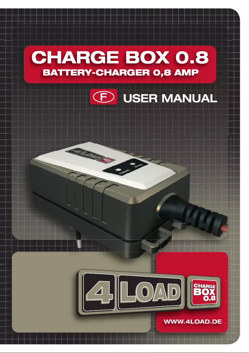 Image de la première page du manuel de l'appareil 4-load Charge Box 0.8
