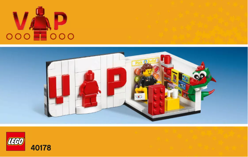 Image de la première page du manuel de l'appareil Iconic VIP Set 40178