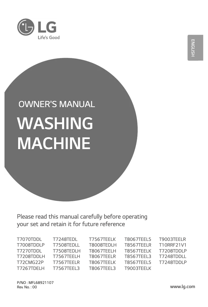 Imagen de la primera página del manual del dispositivo T7248TDDLL