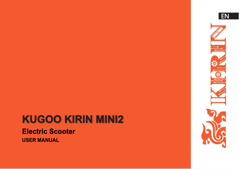 Image de la première page du manuel de l'appareil Kirin Mini2