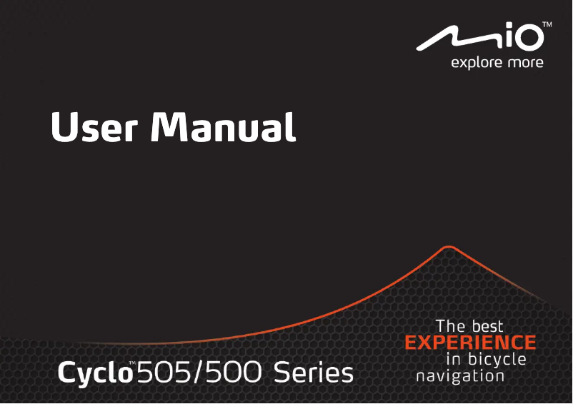 Image de la première page du manuel de l'appareil Cyclo 500 WEU