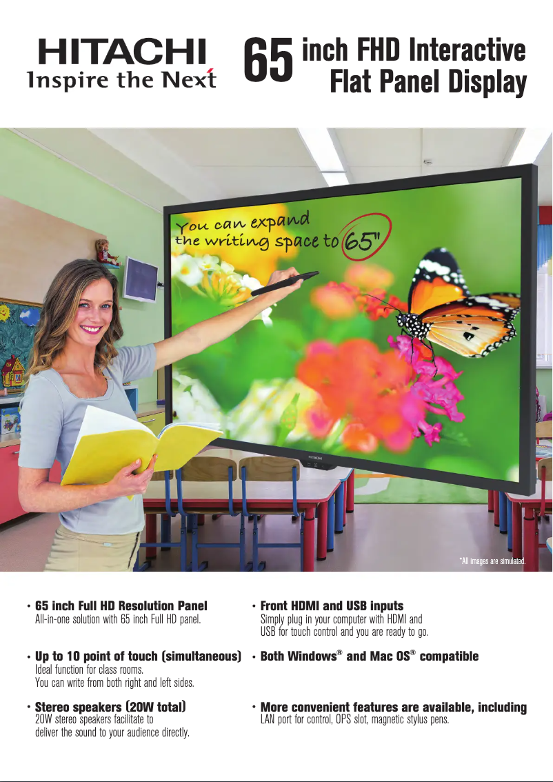 Page 1 de la notice Brochure Hitachi HILF65101