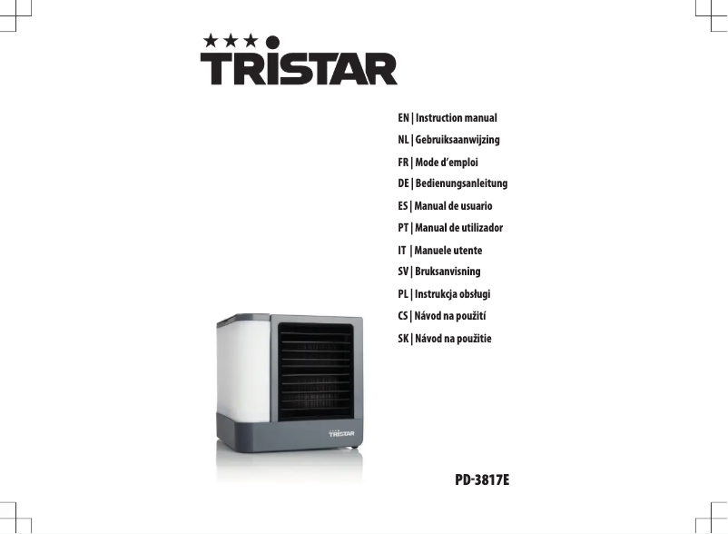 Page n°1 - Manuel utilisateur TriStar PD-3817E