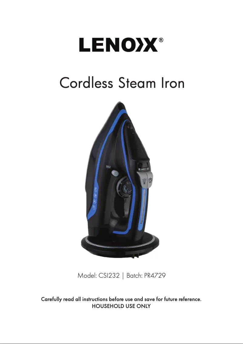 Page 1 de la notice Manuel utilisateur Lenoxx CSI232