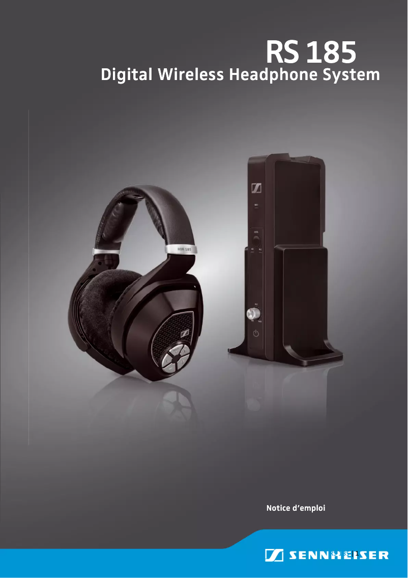 Image de la première page du manuel de l'appareil RS 185
