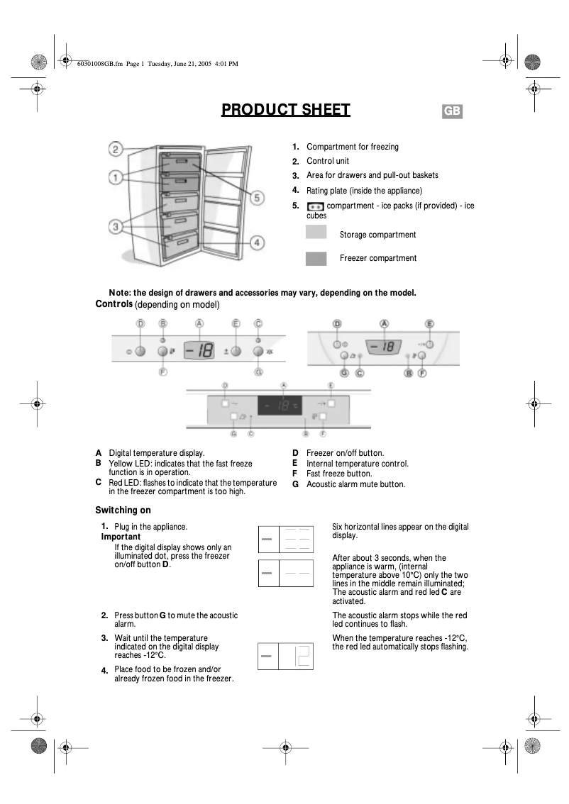 Página 1 del manual Manual de usuario Whirlpool AFG 8060