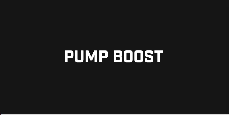 Image de la première page du manuel de l'appareil Pump Boost