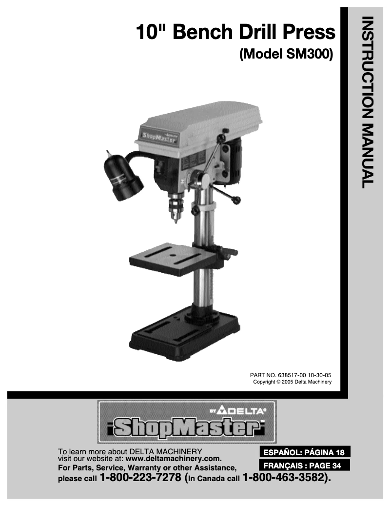 Page n°1 - Manuel utilisateur Black & Decker SM300
