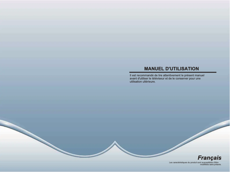 Page 1 de la notice Manuel utilisateur Hisense 32D36