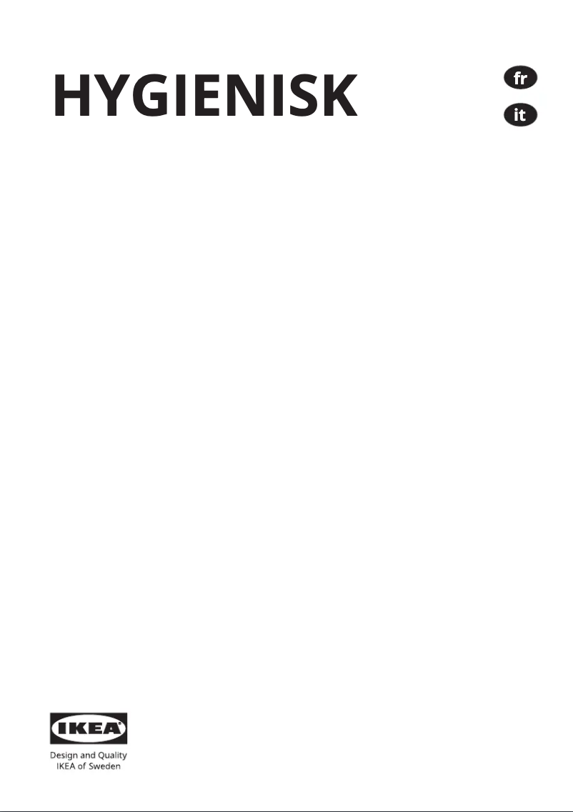 Image de la première page du manuel de l'appareil HYGIENISK 004.756.11