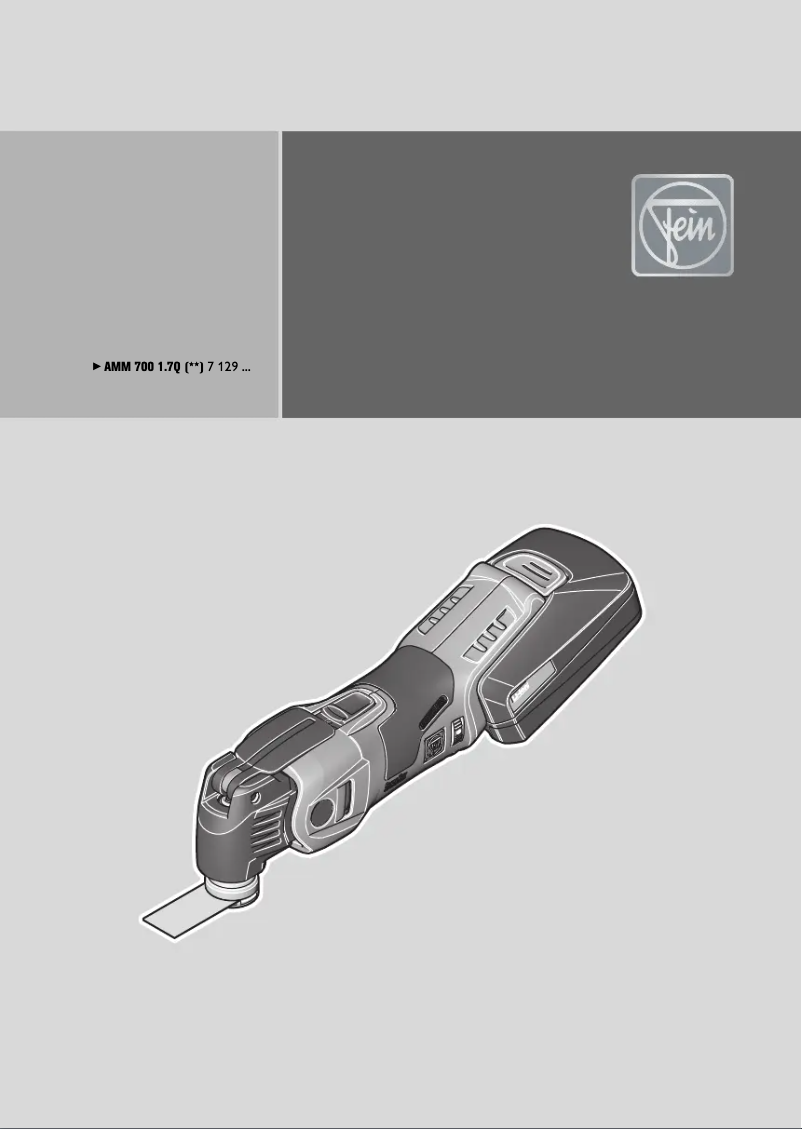 Page 1 de la notice Manuel utilisateur Fein Multimaster AMM 700 1.7 Q Autoglas AS