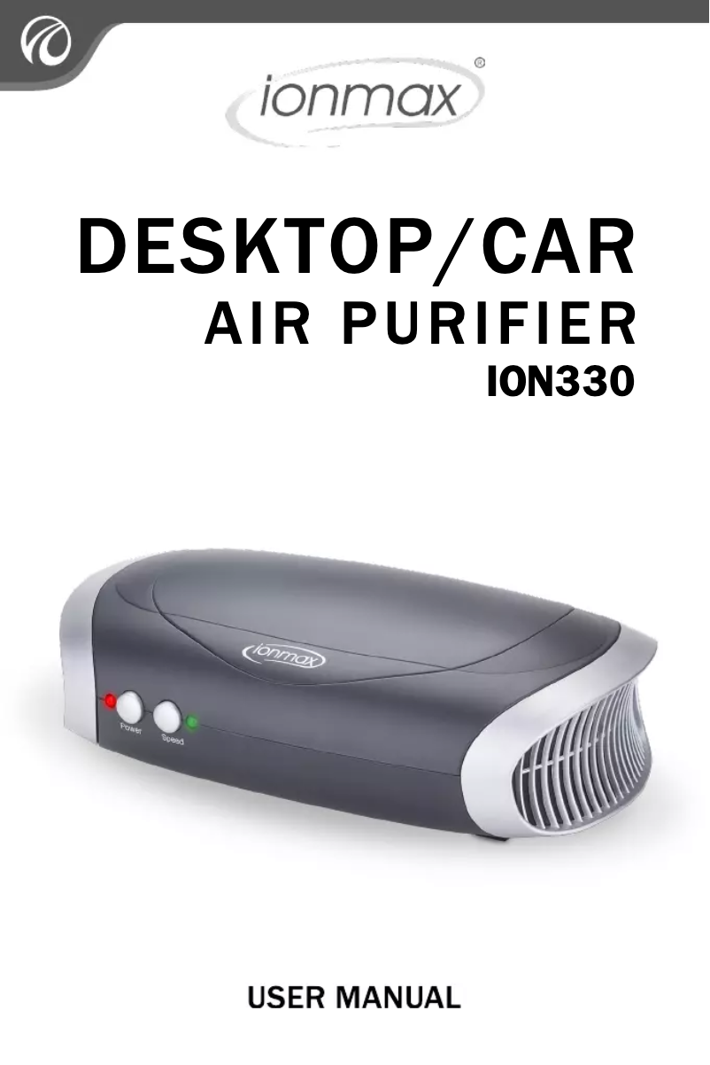Page 1 de la notice Manuel utilisateur Ionmax ION330