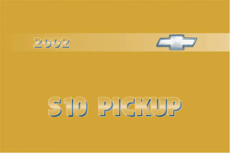 Image de la première page du manuel de l'appareil S10 (1999)