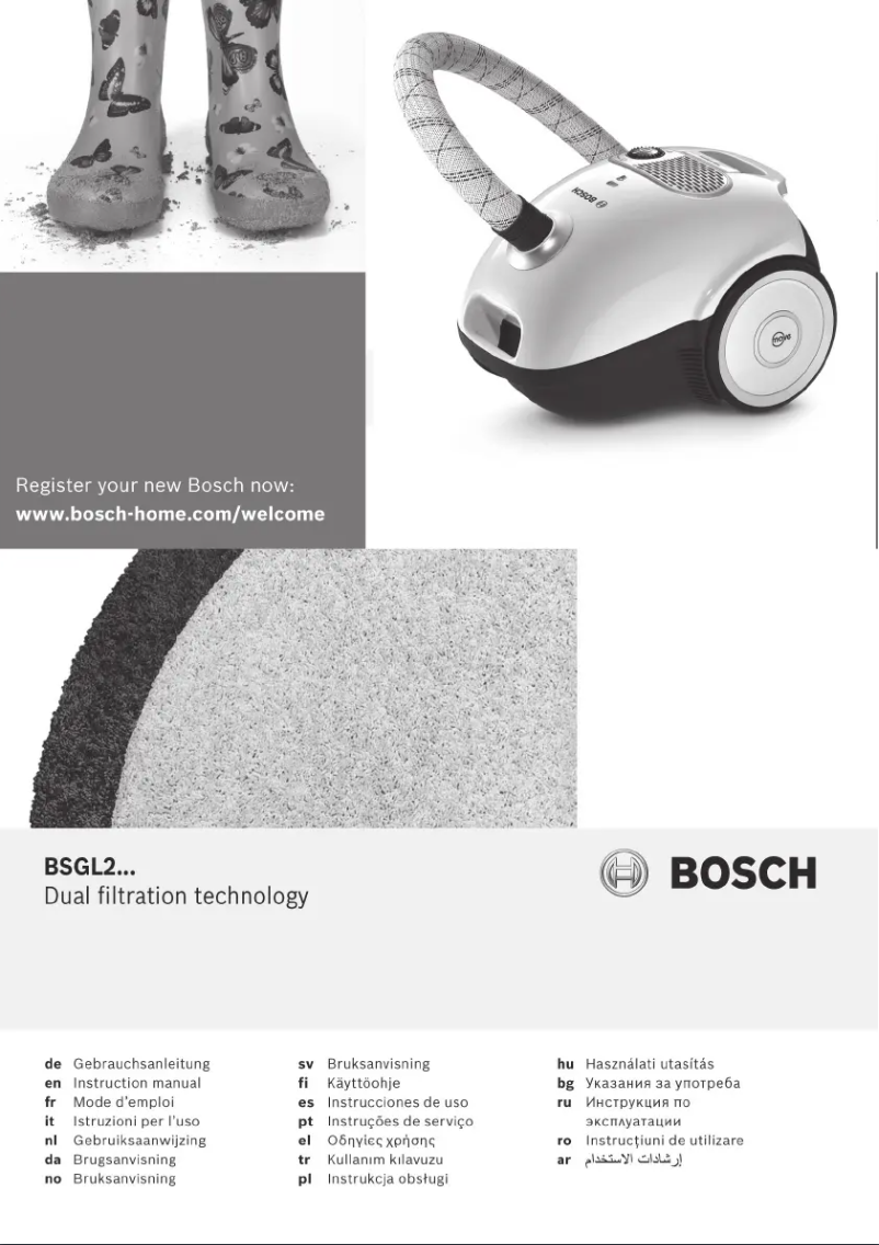 Página 1 del manual Manual de usuario Bosch BSGL2MOV31