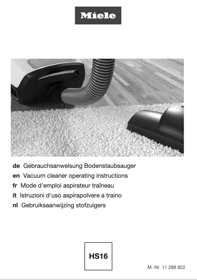 Página 1 del manual Manual de usuario Miele Blizzard CX1 Comfort