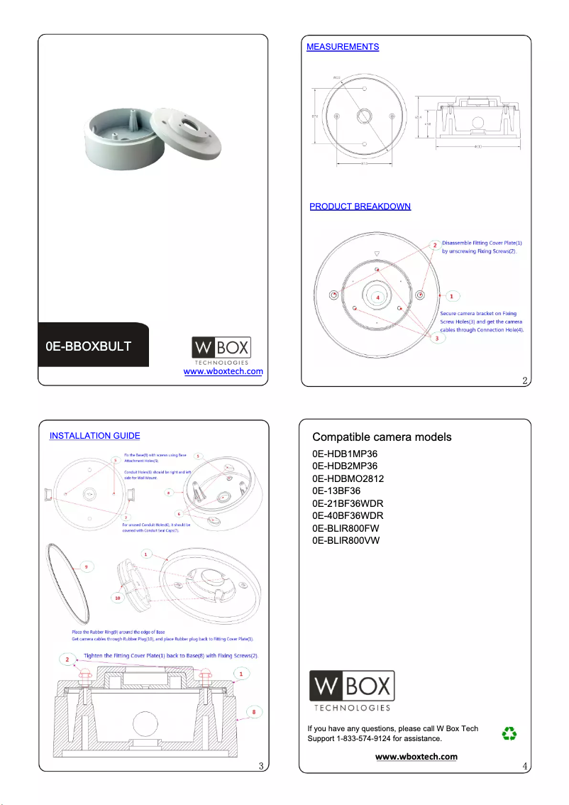 Page 1 de la notice Manuel utilisateur W Box 0E-BBOXBULT