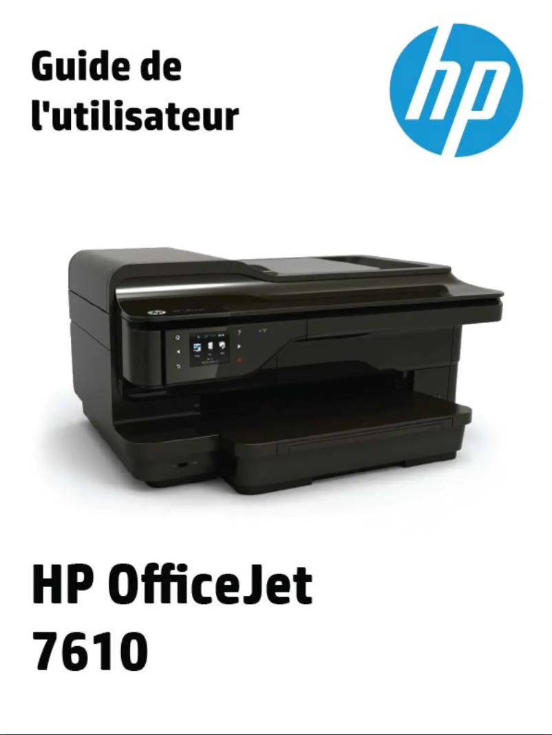 Page n°1 - Manuel utilisateur HP Officejet 7610