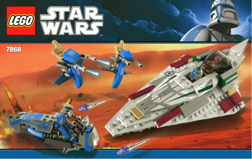 Page 1 de la notice Manuel utilisateur Lego Mace Windu's Jedi Starfighter[TM]