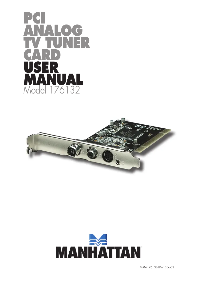 Page 1 de la notice Manuel utilisateur Manhattan 176132