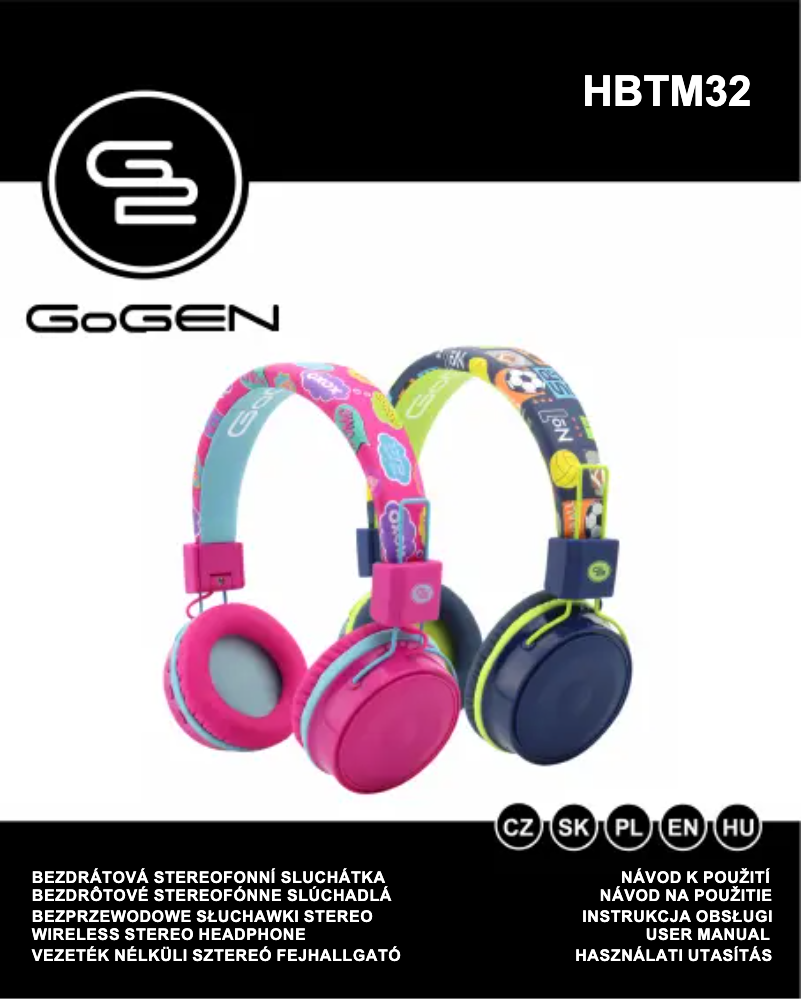 Página 1 del manual Manual de usuario GoGen HBTM32BL