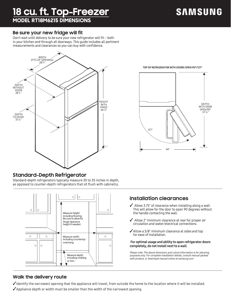 Image de la première page du manuel de l'appareil RT18M6215SR