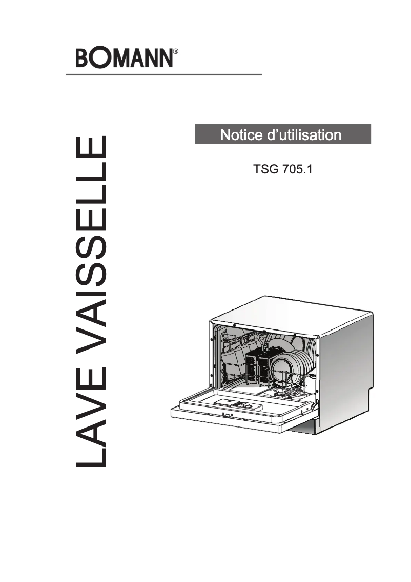 Image de la première page du manuel de l'appareil TSG 705.1