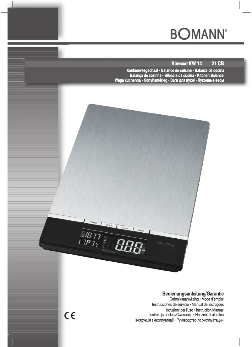 Page 1 de la notice Manuel utilisateur Bomann KW 1421 CB