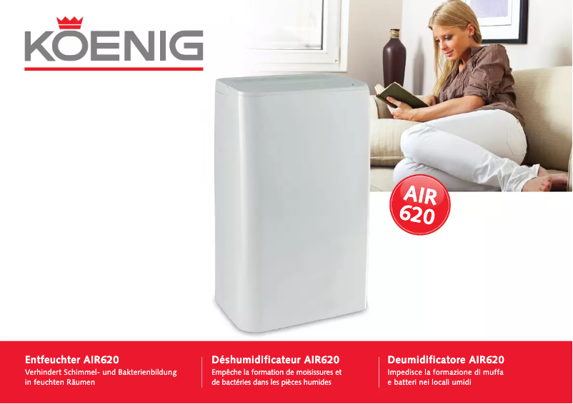 Page 1 de la notice Manuel utilisateur Koenig AIR620