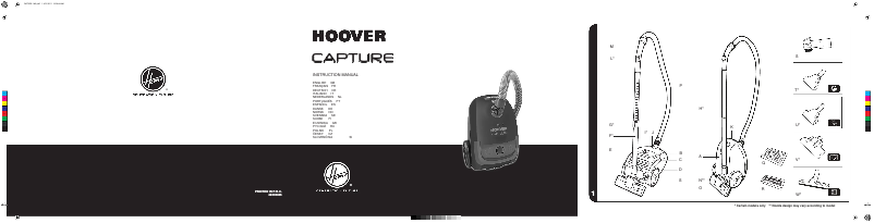 Página 1 del manual Manual de usuario Hoover Capture TCP2105 011