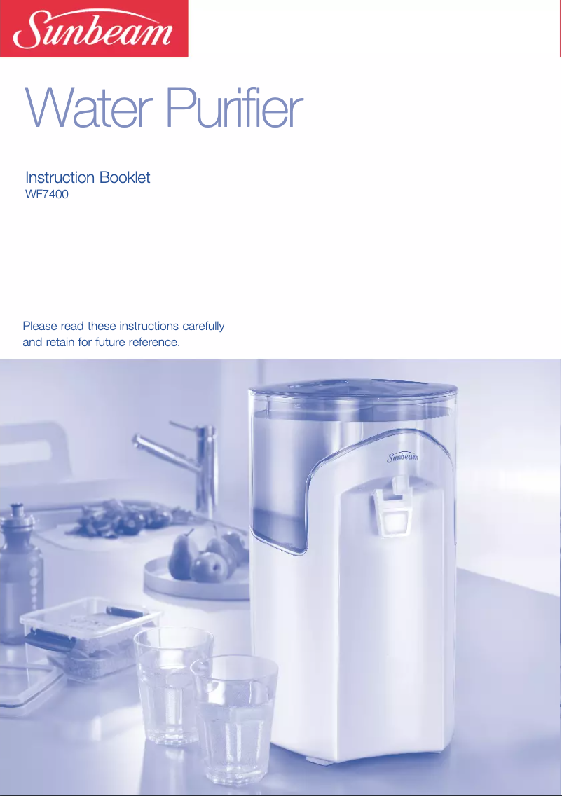 Page 1 de la notice Manuel utilisateur Sunbeam Ambient WF7400