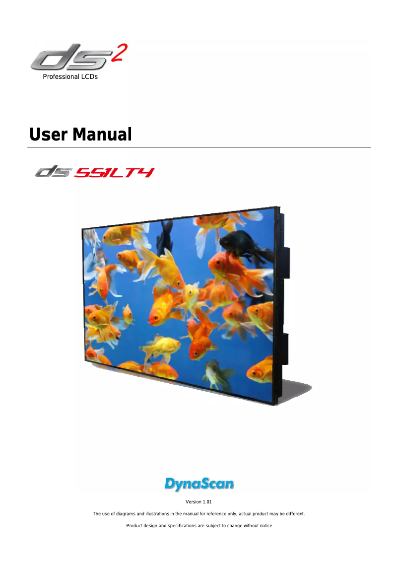 Imagen de la primera página del manual del dispositivo DS552LT4