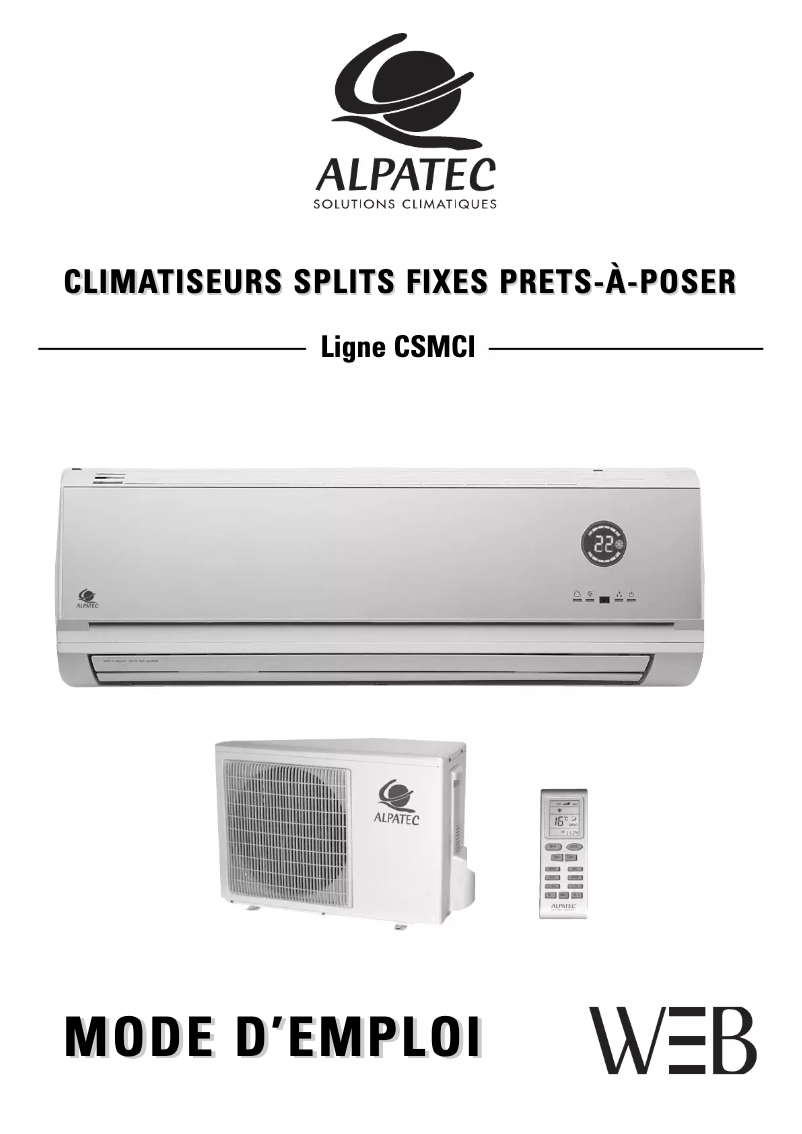 Image de la première page du manuel de l'appareil CSMCI 51