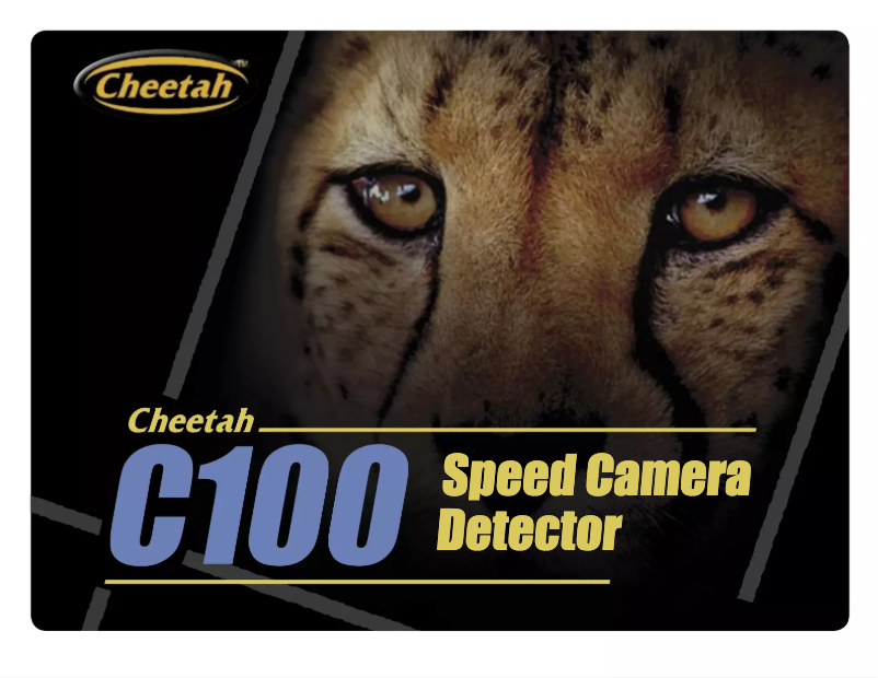 Page n°1 - Manuel utilisateur Cheetah C100