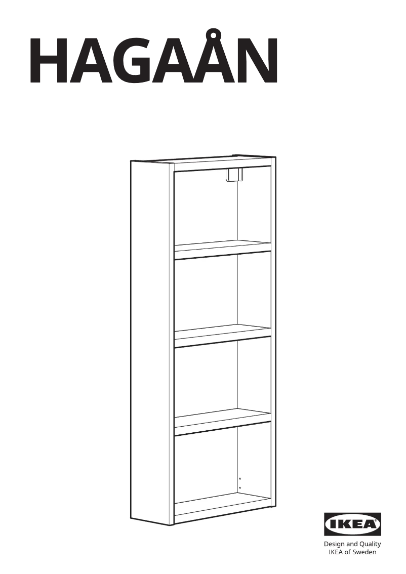 Página 1 del manual Manual de usuario Ikea HAGAÅN 705.355.22