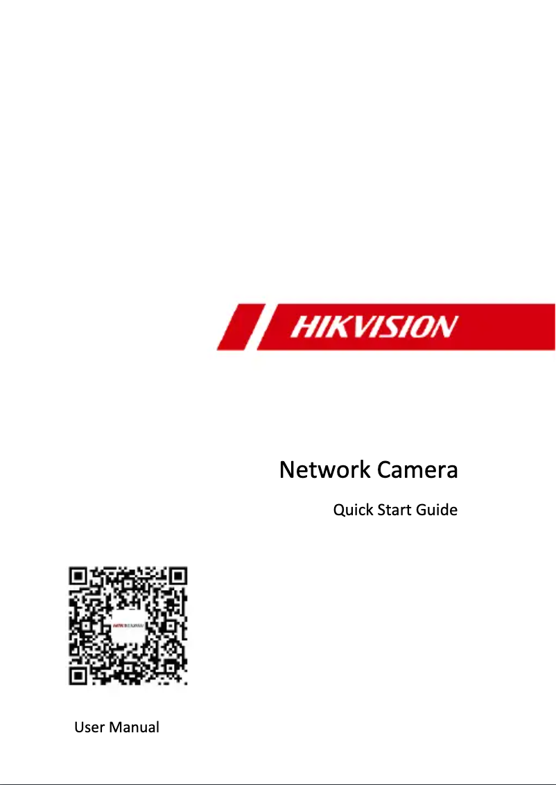 Page n°1 - Guide de démarrage rapide Hikvision DS-2CD2143G2-I