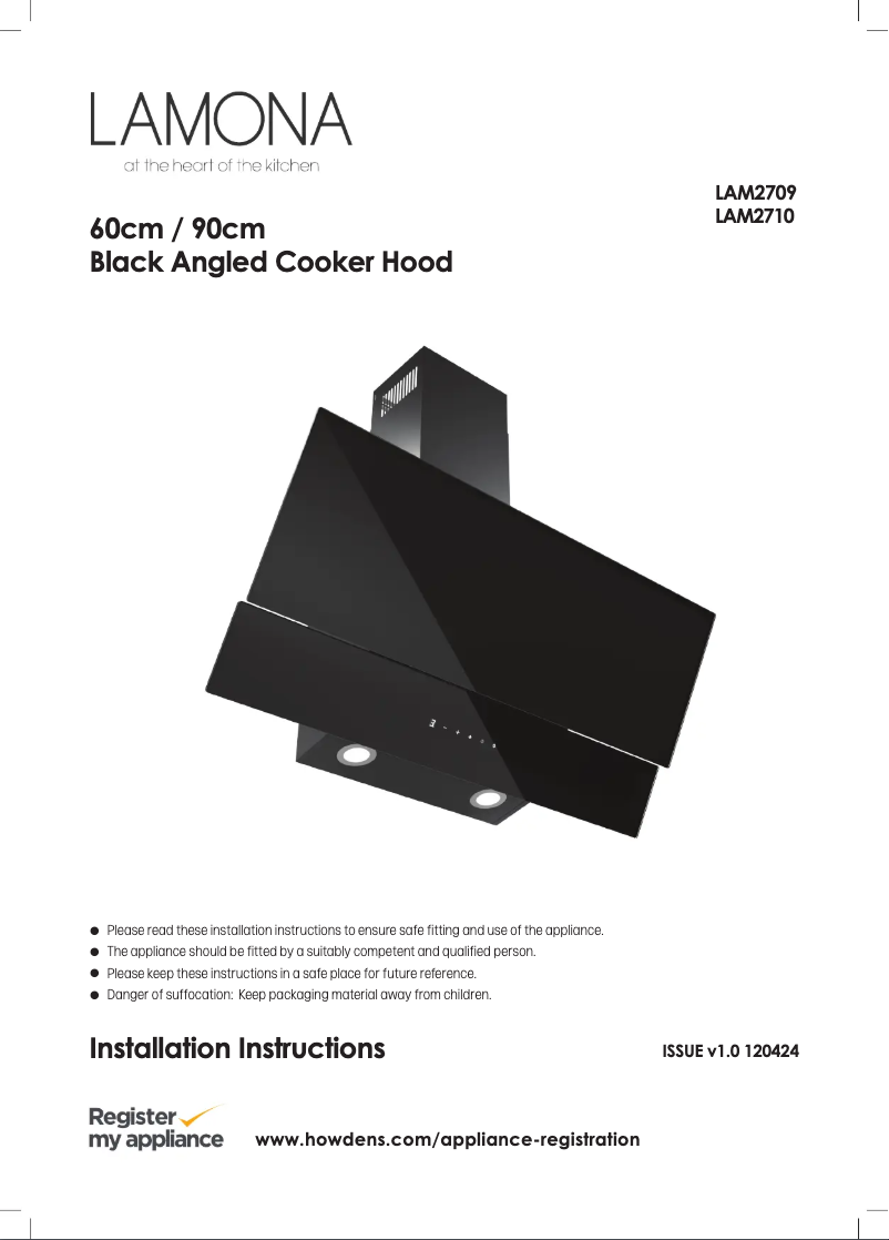 Page n°1 - Manuel utilisateur Lamona LAM2709