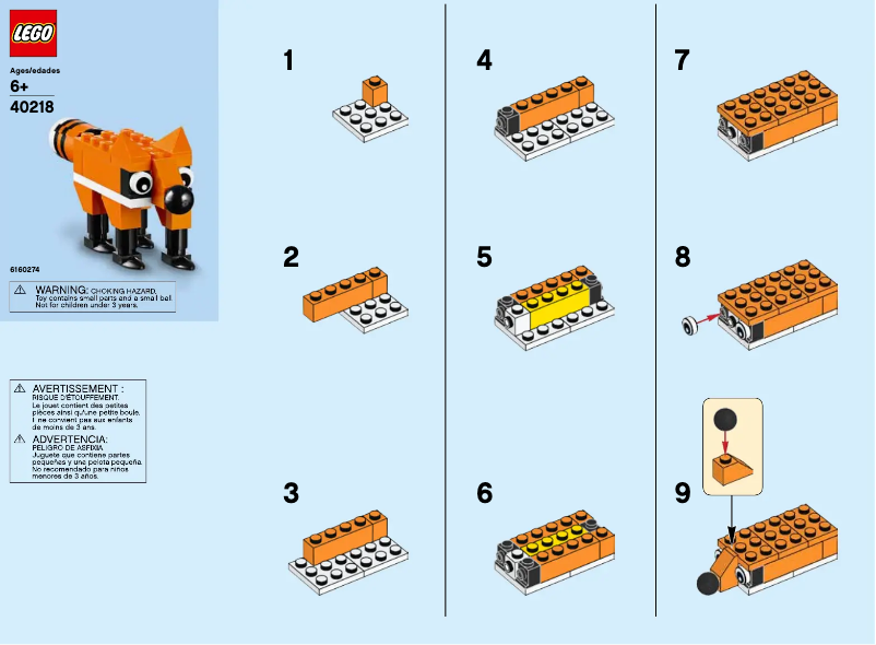 Page n°1 - Manuel utilisateur Lego The Ninjago Movie 40218