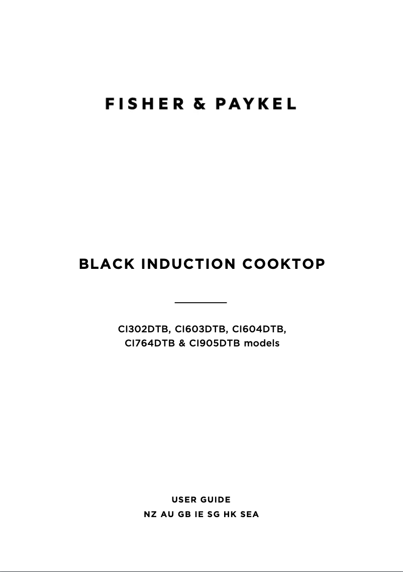 Image de la première page du manuel de l'appareil CI764DTB4