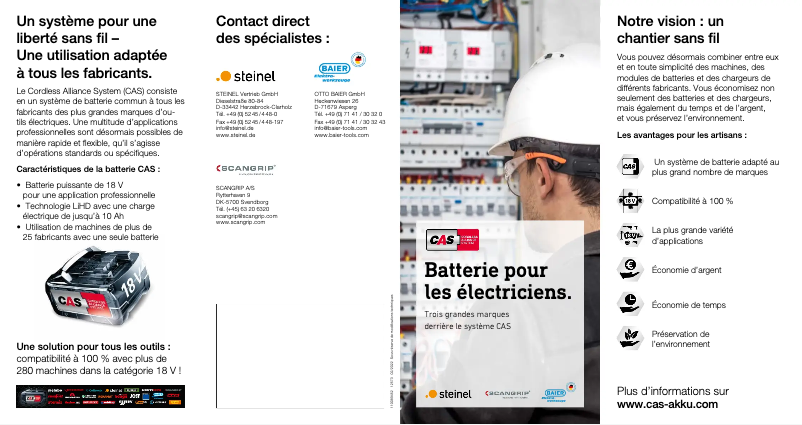 Page 1 de la notice Brochure Steinel Mobile Heat MH3