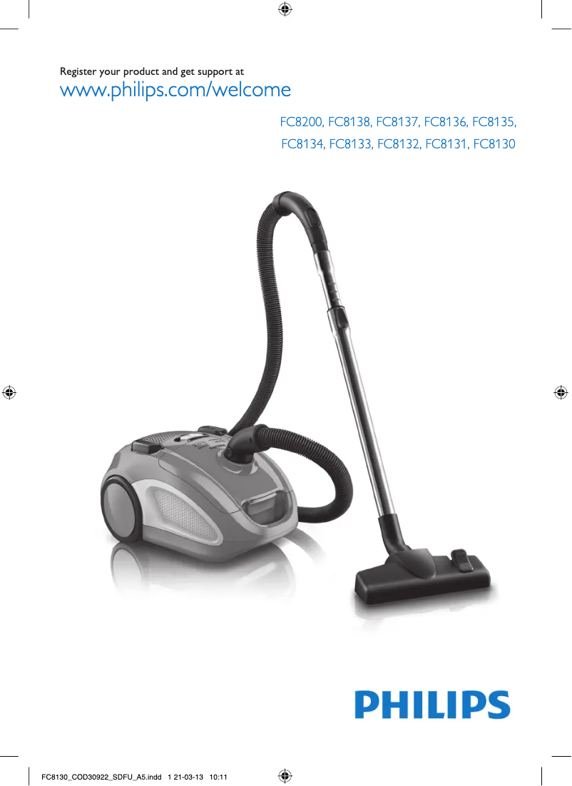 Imagen de la primera página del manual del dispositivo EasyLife FC8200