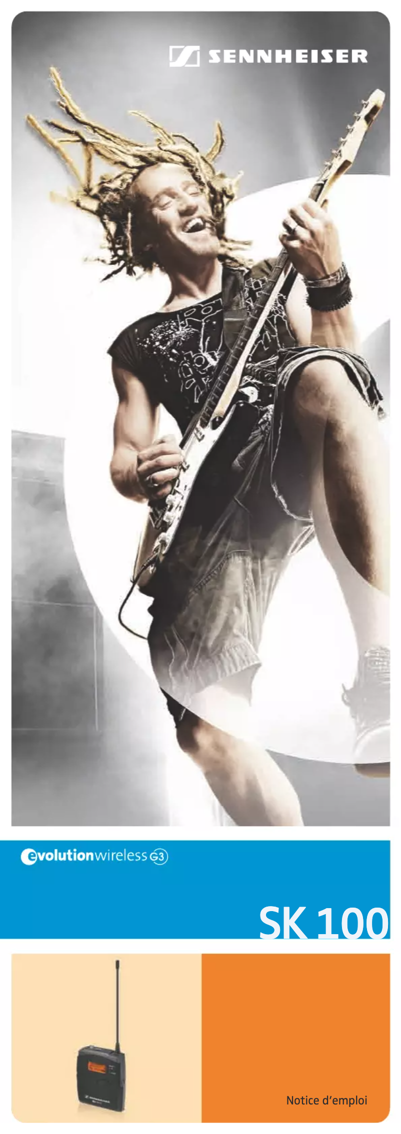 Page n°1 - Manuel utilisateur Sennheiser SK 100 G3-1G8