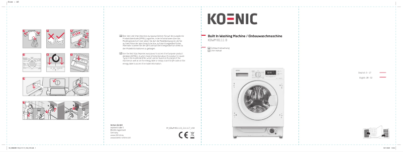 Page n°1 - Manuel utilisateur Koenic KBWM 8111 B