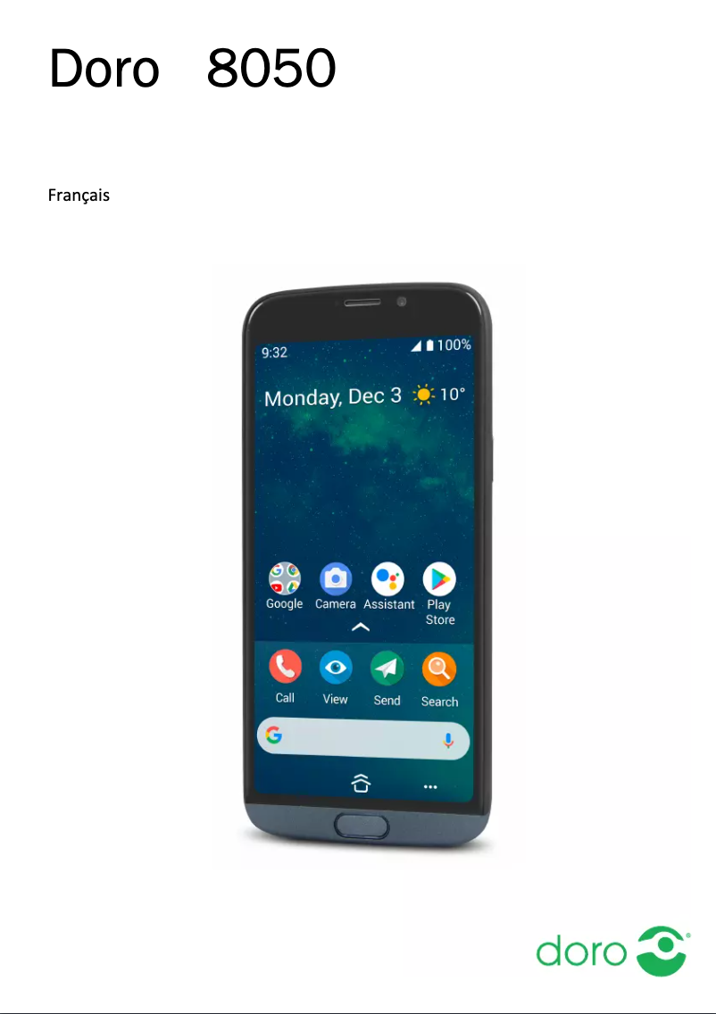 Page 1 de la notice Manuel utilisateur Doro 8050