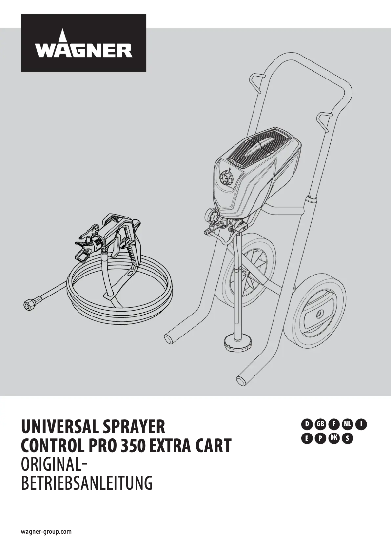 Image de la première page du manuel de l'appareil Control Pro 350