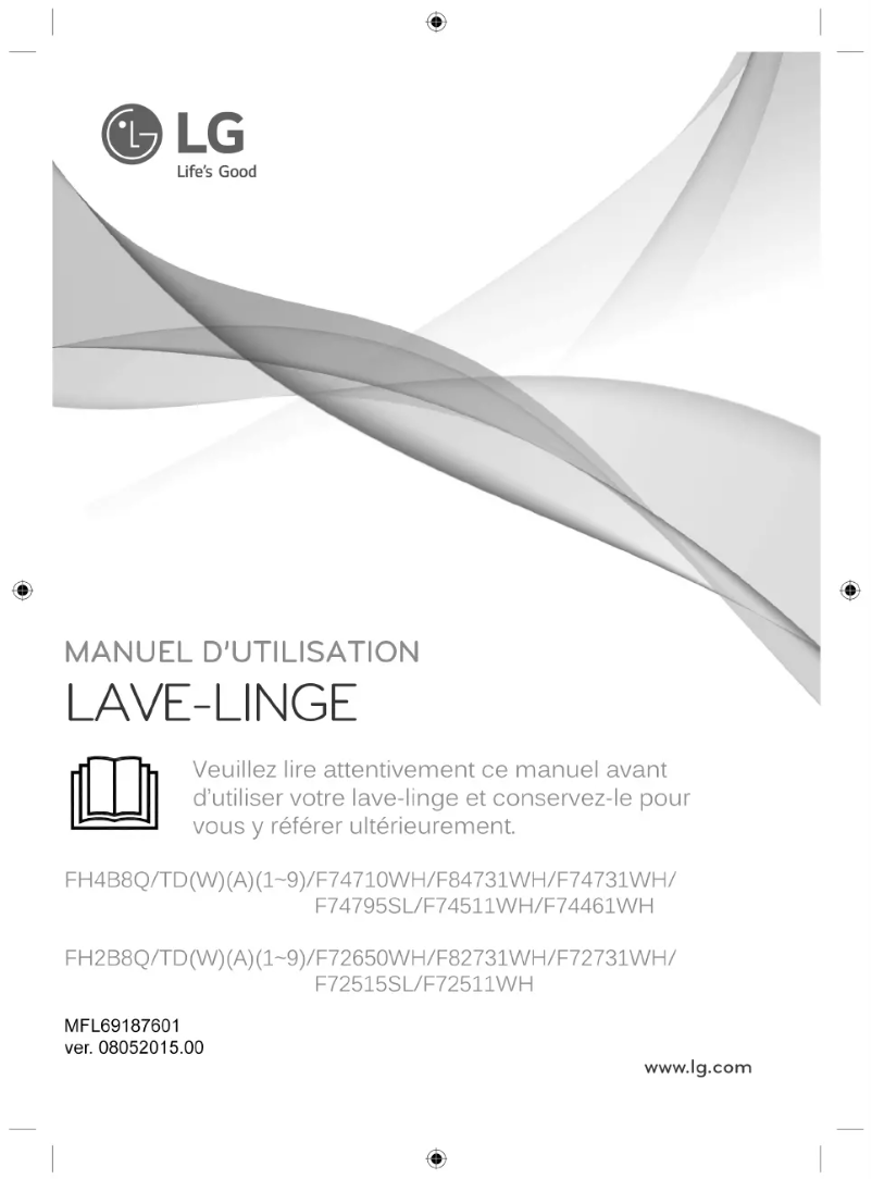 Page n°1 - Manuel utilisateur LG F72731WH