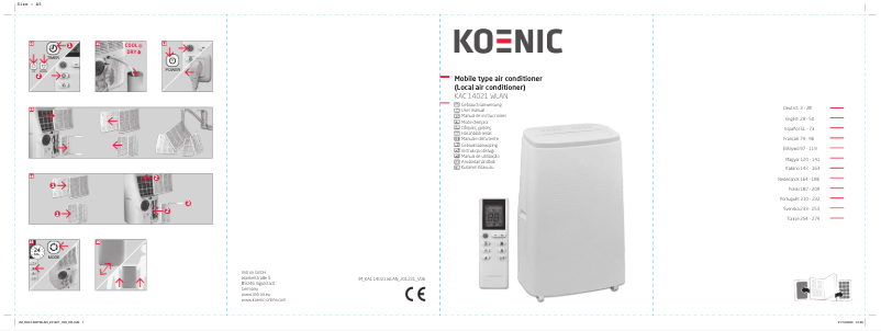 Page n°1 - Manuel utilisateur Koenic KAC 14021 WLAN
