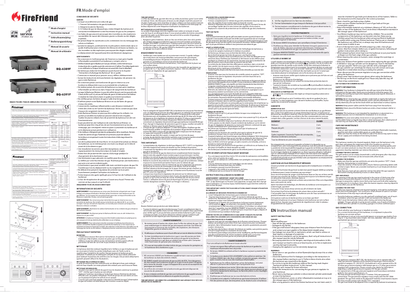 Page n°1 - Manuel utilisateur Campart BQ-6391F